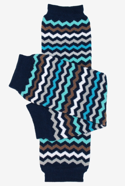 Слингогетры (гетры для детей) "Zigzag Blue"