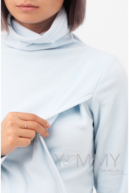 Толстовка YammyMammy (ямми мамми) флисовая, цвет "светло-розовый"