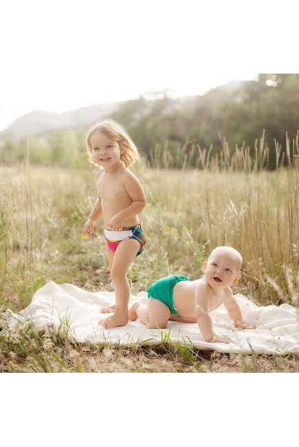 Многоразовые подгузники для новорожденных Lil Joey Kanga Care, Peacock, 2шт.