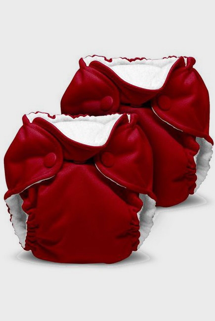 Многоразовые подгузники для новорожденных Lil Joey Kanga Care, Scarlet, 2шт.