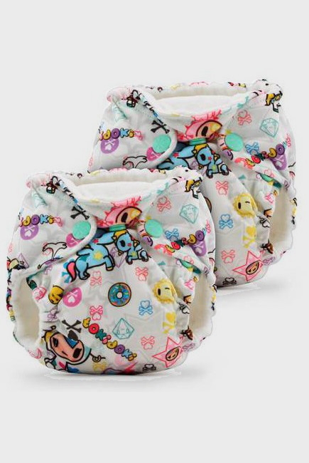 Многоразовые подгузники для новорожденных Lil Joey Kanga Care, TokiBambino, 2шт.