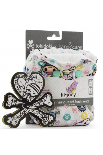 Многоразовые подгузники для новорожденных Lil Joey Kanga Care, TokiBambino, 2шт.