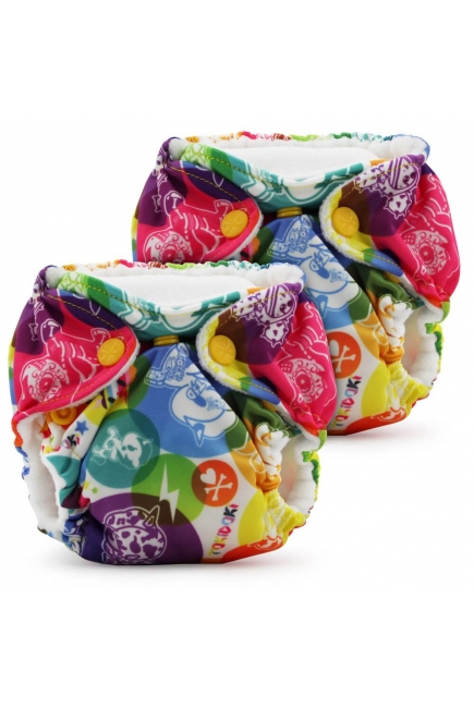 Многоразовые подгузники для новорожденных Lil Joey Kanga Care, TokiCorno (2шт.)