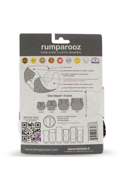 Многоразовые подгузники для новорожденных Lil Joey Kanga Care, TokiSpace - 2шт.