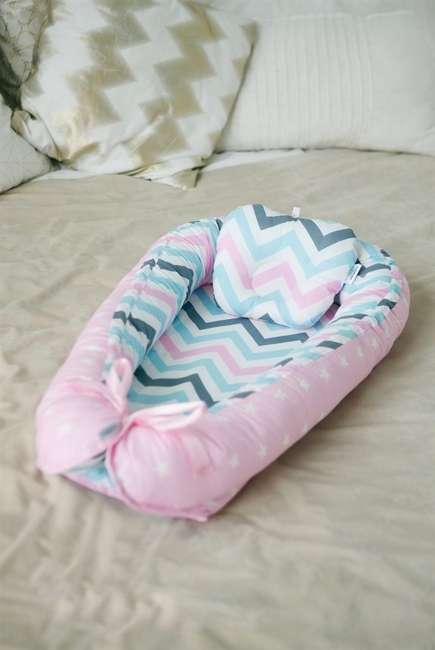 Позиционер для сна новорожденного Babynest Vanilla Wave