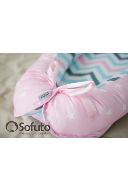 Позиционер для сна новорожденного Babynest Vanilla Wave