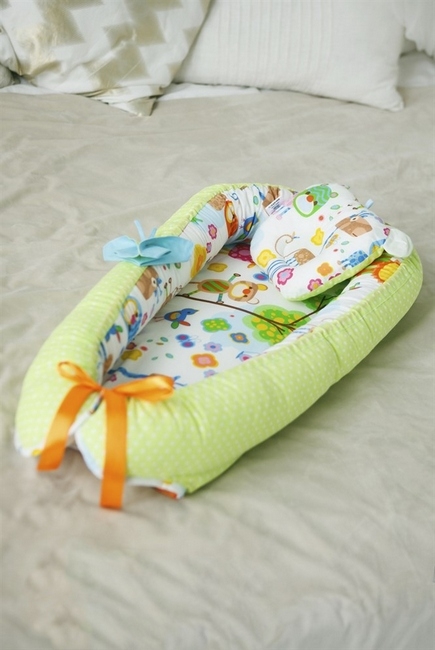 Кокон-гнездышко для новорожденных Babynest Animals