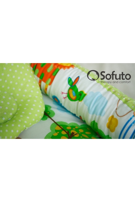 Кокон-гнездышко для новорожденных Sofuto Babynest Animals