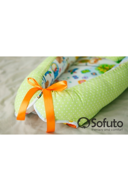 Кокон-гнездышко для новорожденных Sofuto Babynest Animals
