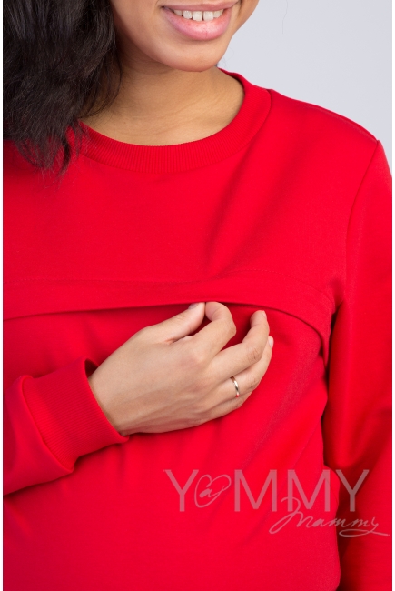 Костюм спортивный, красный