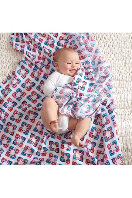 Aden&Anais набор 4 больших муслиновых пеленок, Flip-side