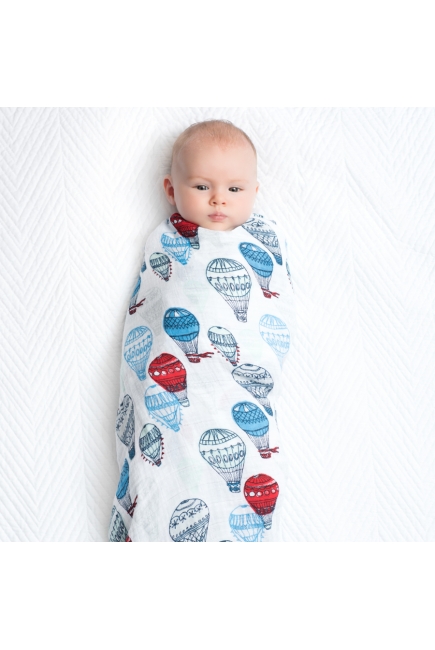 Aden&Anais набор 4 больших муслиновых пеленок, Dream Ride