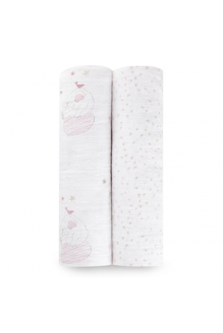 Муслиновые пеленки для новорожденных Aden&Anais большие, набор 2, Lovely