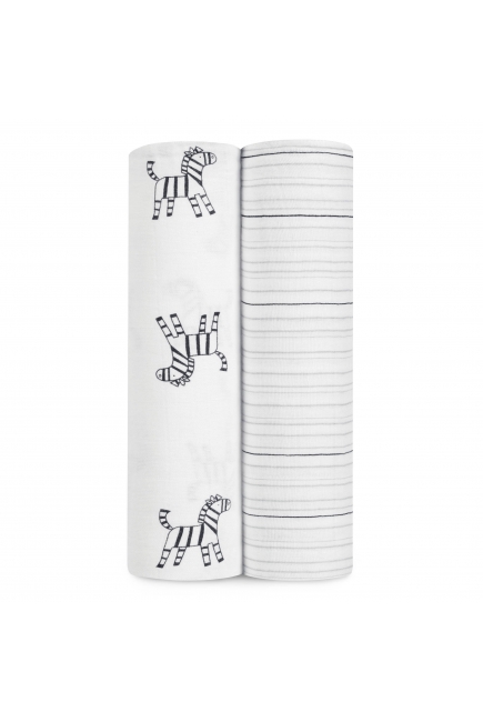 Муслиновые пеленки для новорожденных большие Aden&Anais, набор 2, из юбилейной коллекции