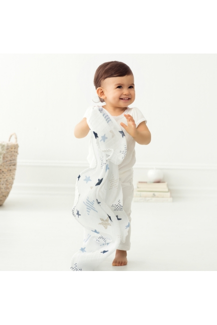 Муслиновые пеленки для новорожденных Aden&Anais средние, набор 3, Rock Star