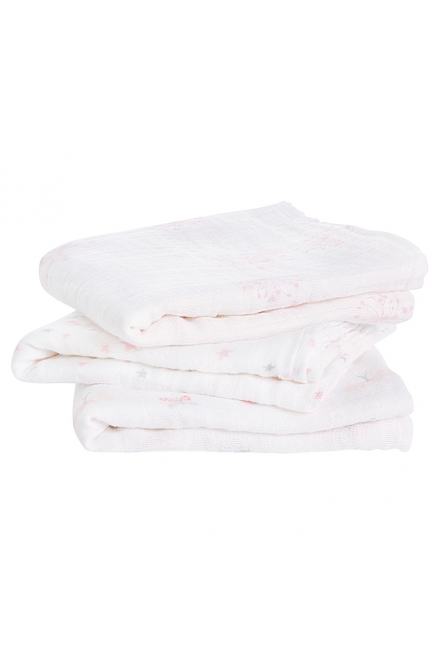 Муслиновые пеленки для новорожденных Aden&Anais средние, набор 3, Lovely Reverie