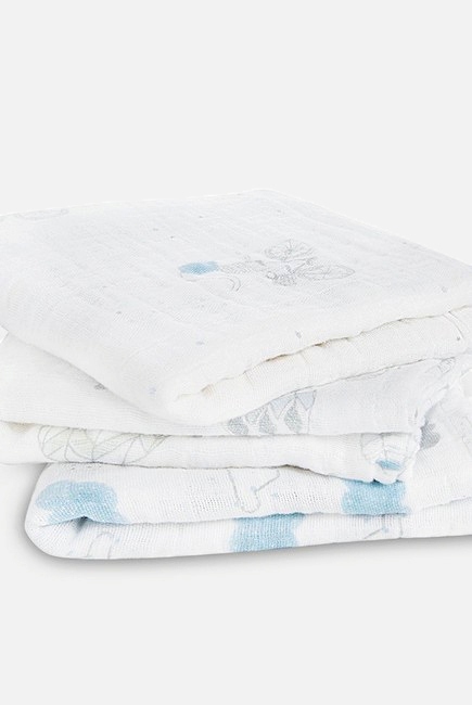 Муслиновые пеленки для новорожденных Aden&Anais средние, набор 3, Night Sky Reverie