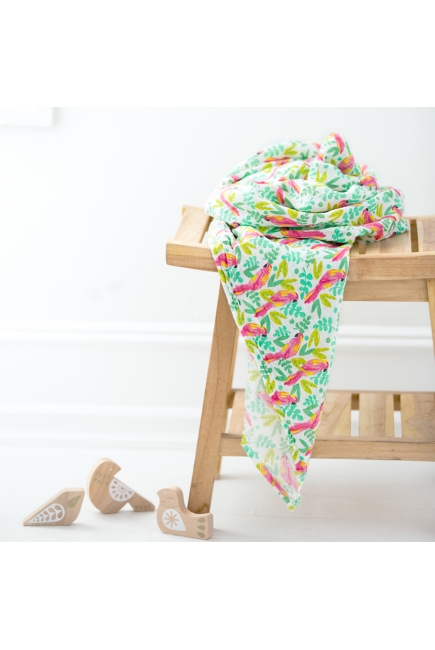 Муслиновая пеленка для новорожденных Aden&Anais, Birds of Paradise