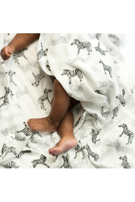 Бамбуковые пеленки для новорожденных Aden&Anais большие, набор 3, Saharamotif