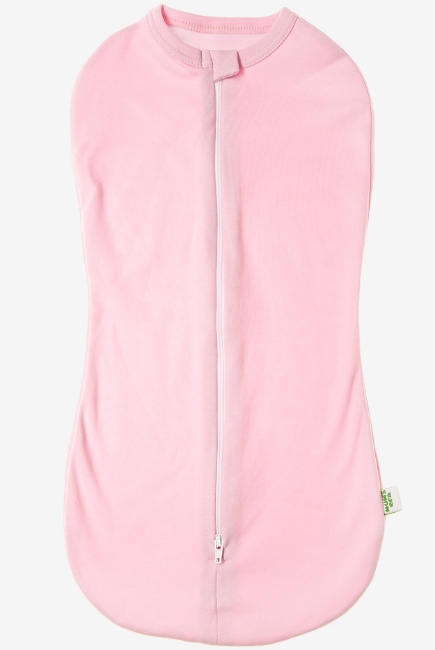 Пеленка-кокон для новорожденных трикотажный, розовый