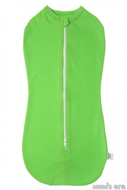 Пеленка-кокон для новорожденных трикотажный, салатовый