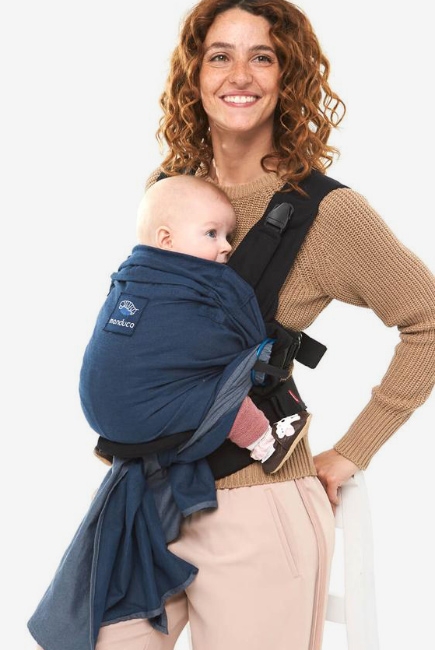 Эрго-рюкзак Manduca Duo, цвет синий (blue)