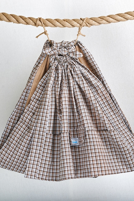 Слинг с кольцами Баюшка двуслойный, Клетка беж