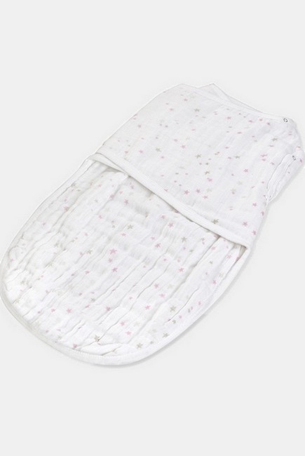 Муслиновая пеленка для новорожденных Aden&Anais на кнопках, Love