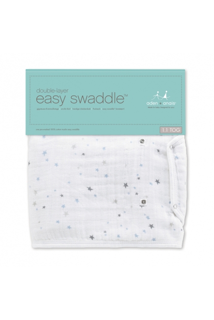 Муслиновая пеленка для новорожденных Aden&Anais на кнопках, Night Sky