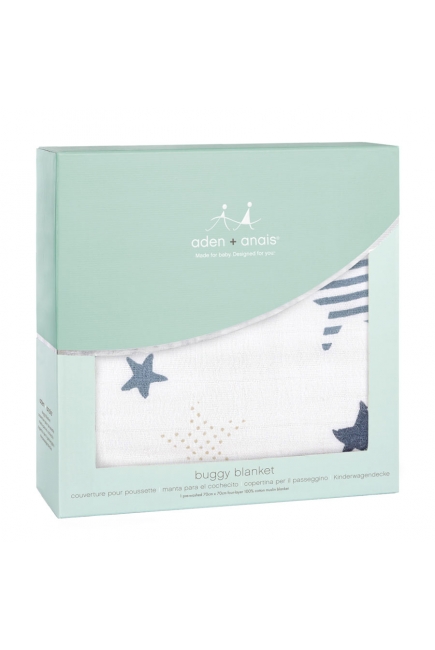Муслиновое одеяло для коляски Aden&Anais, Stroller Blanket Rock Star