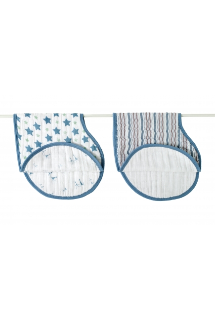 Слюнявчик Aden&Anais, набор из 2 штук, Prince Charming