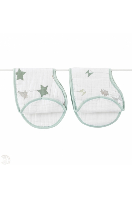 Слюнявчик Aden&Anais, набор из 2 штук, Up Up and Away