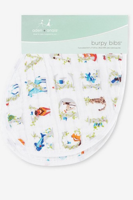 Слюнявчик Aden&Anais, набор из 2 штук, Paper Tales