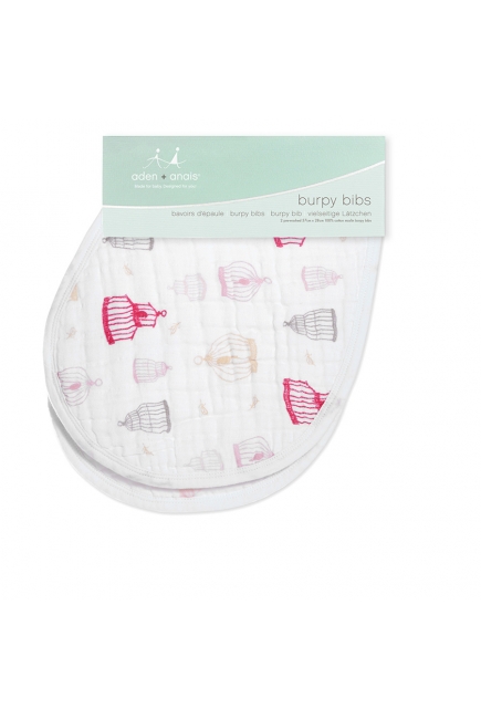 Слюнявчик 2в1 Aden&Anais, набор из 2 штук, Lovebird