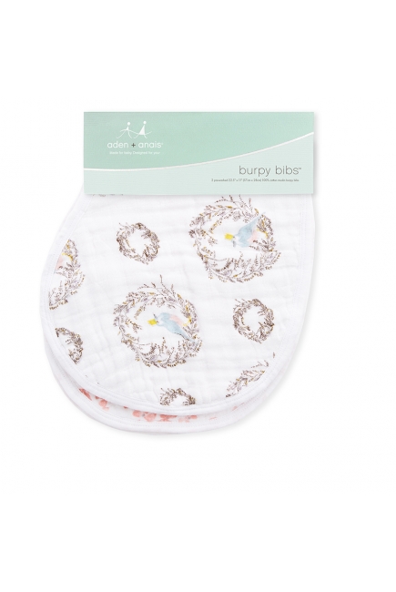 Слюнявчик Aden&Anais, набор из 2 штук, Birdsong