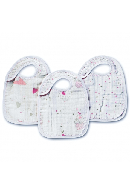 Слюнявчик Aden Anais, набор из 3 штук, Lovely (дивный)