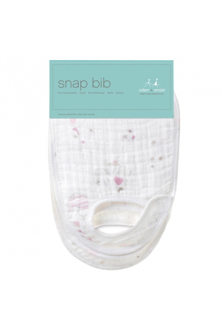 Слюнявчик Aden Anais, набор из 3 штук, Lovely (дивный)