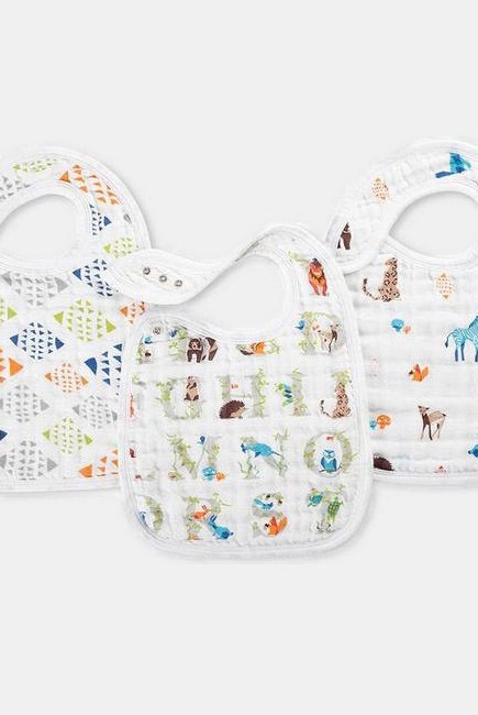 Слюнявчик Aden&Anais, набор из 3 штук, Paper Tales