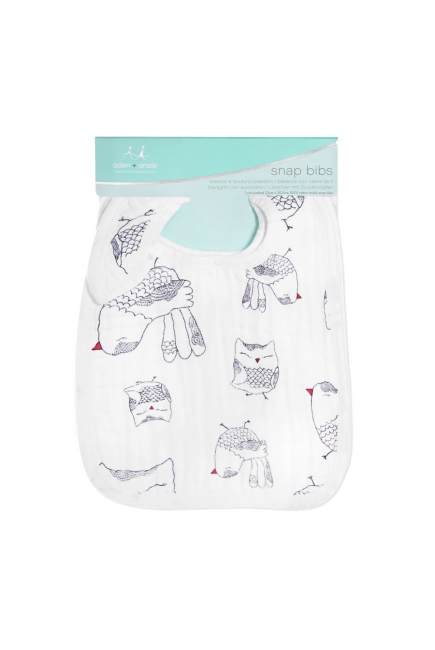 Aden&Anais набор 3 слюнявчиков, Love Bird