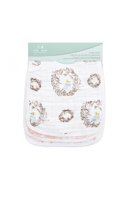 Aden&Anais набор 3 слюнявчиков, Birdsong