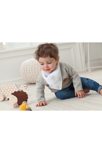 Слюнявчик-бандана Aden&Anais, Слюнявчик-бандана Aden&Anais, Stardust