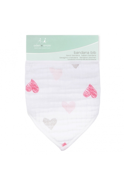 Слюнявчик-бандана Aden&Anais, Love Bird