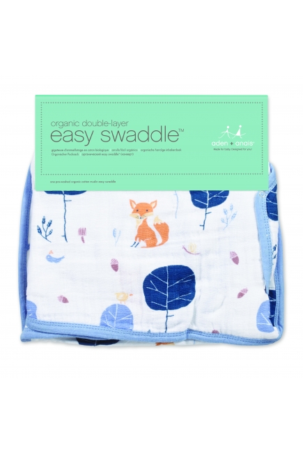 Муслиновая пеленка для новорожденных Aden&Anais на кнопках, Into The Woods