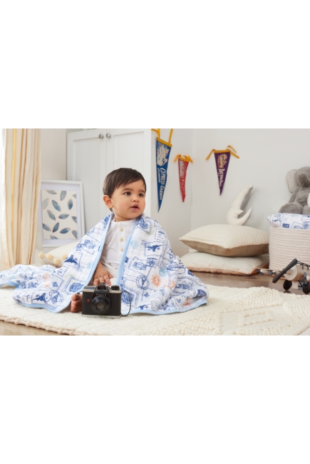 Муслиновое одеяло Aden&Anais органическое, Warrior Finn