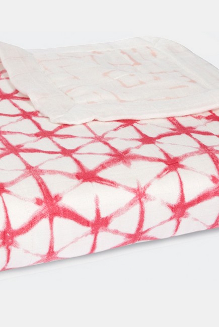 Одеяло бамбуковое Aden&Anais, Berry Shibori