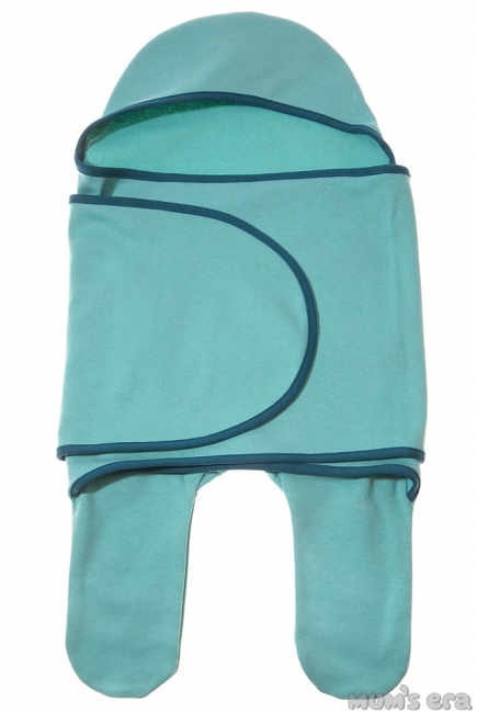 Пеленка кокон для новорожденных (комбинезон-конверт), васаби