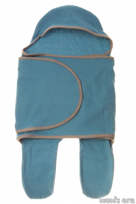 Пеленка кокон для новорожденных (комбинезон-конверт), адриатик