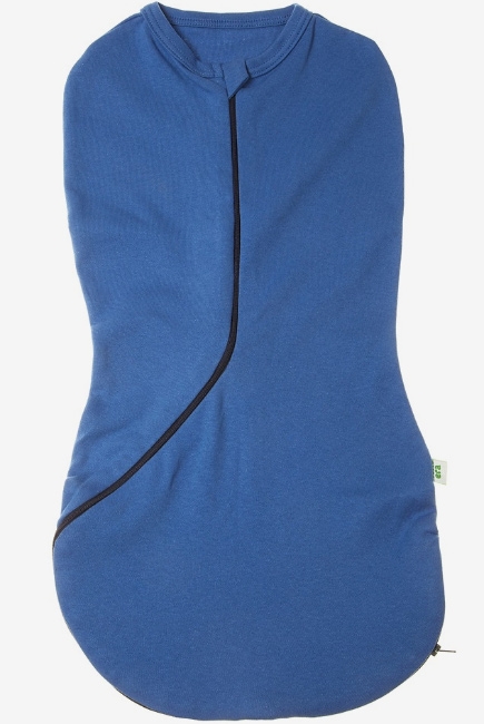 Пеленка-кокон для новорожденных трикотажный, деним