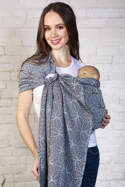 Слинг с кольцами с бамбуком Jungle, муссон