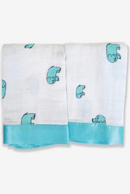 Муслиновые пеленки для новорожденных Aden&Anais маленькие, Elephant